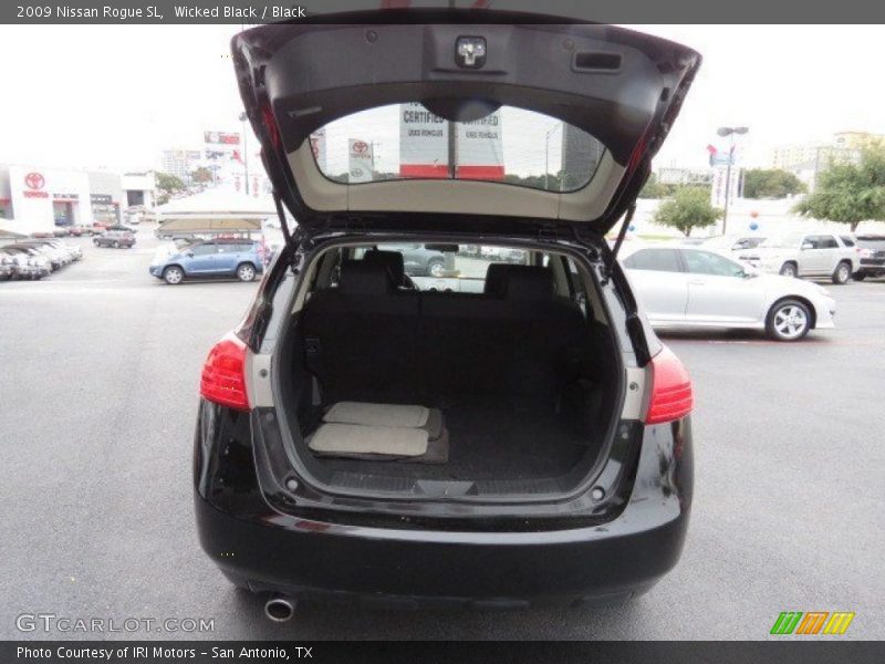 Wicked Black / Black 2009 Nissan Rogue SL