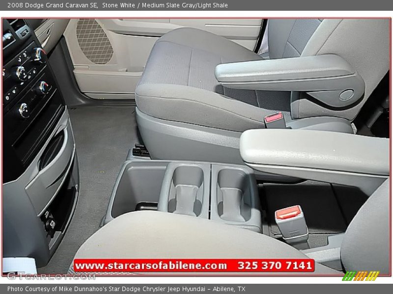 Stone White / Medium Slate Gray/Light Shale 2008 Dodge Grand Caravan SE