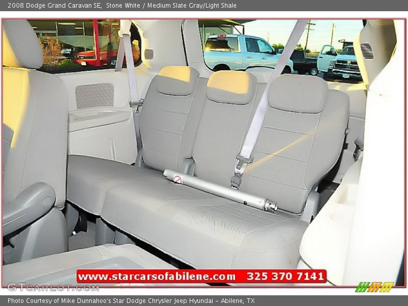 Stone White / Medium Slate Gray/Light Shale 2008 Dodge Grand Caravan SE