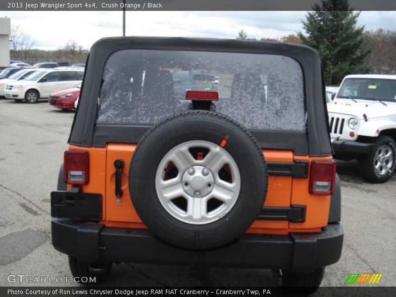 Crush Orange / Black 2013 Jeep Wrangler Sport 4x4