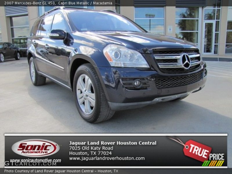 Capri Blue Metallic / Macadamia 2007 Mercedes-Benz GL 450