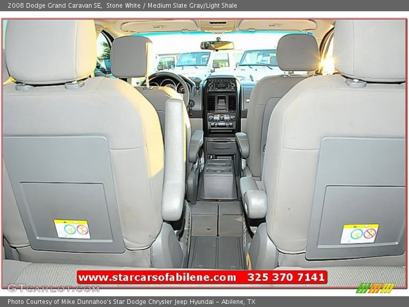 Stone White / Medium Slate Gray/Light Shale 2008 Dodge Grand Caravan SE