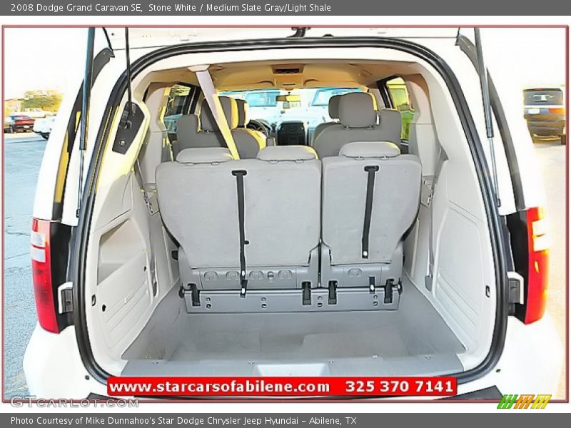 Stone White / Medium Slate Gray/Light Shale 2008 Dodge Grand Caravan SE
