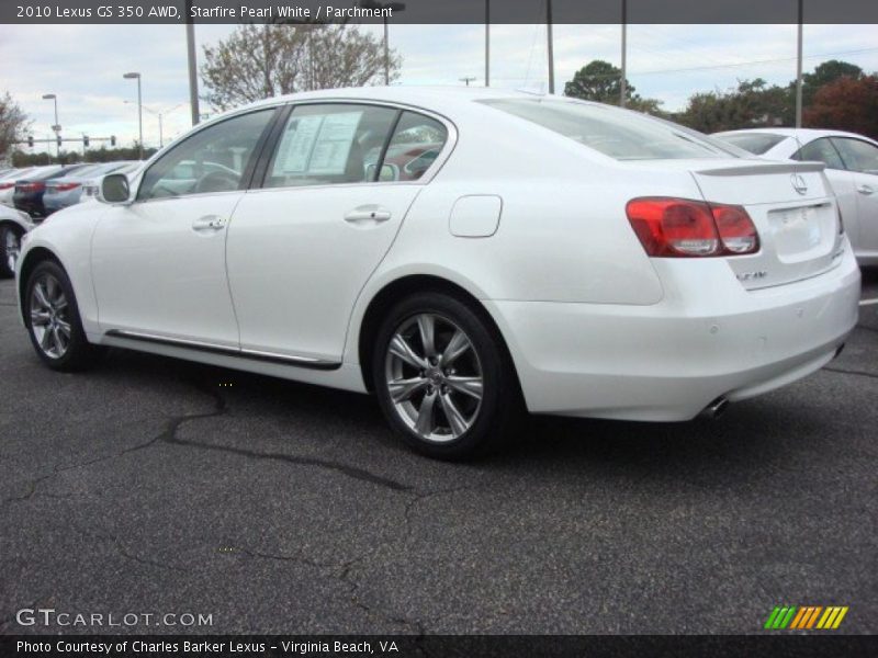 Starfire Pearl White / Parchment 2010 Lexus GS 350 AWD