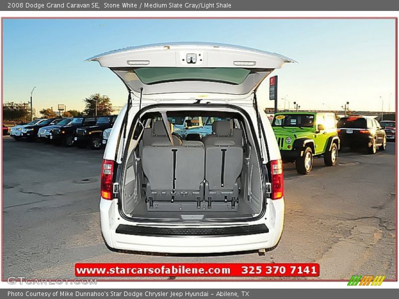 Stone White / Medium Slate Gray/Light Shale 2008 Dodge Grand Caravan SE