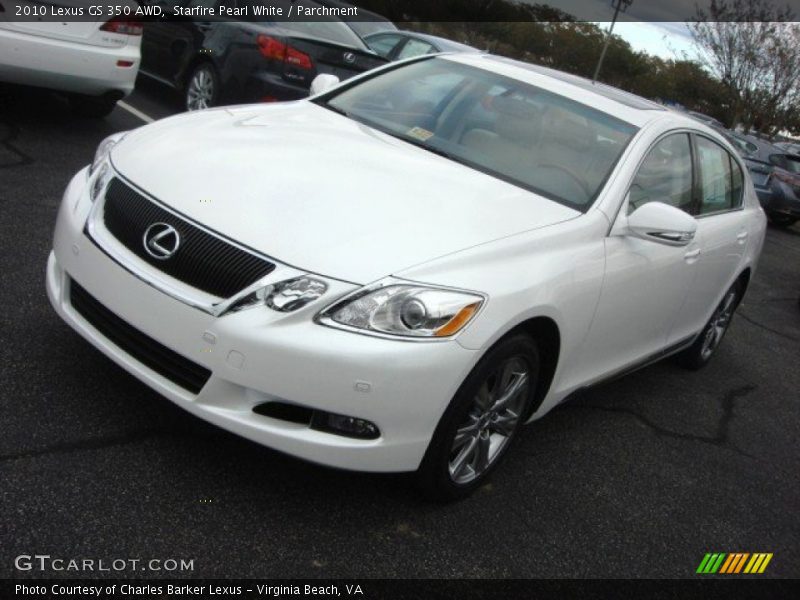 Starfire Pearl White / Parchment 2010 Lexus GS 350 AWD