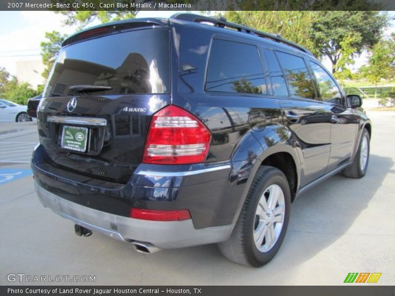 Capri Blue Metallic / Macadamia 2007 Mercedes-Benz GL 450