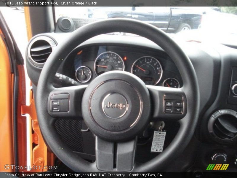 Crush Orange / Black 2013 Jeep Wrangler Sport 4x4