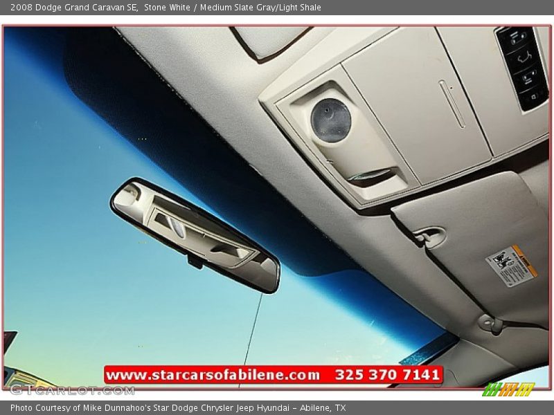 Stone White / Medium Slate Gray/Light Shale 2008 Dodge Grand Caravan SE