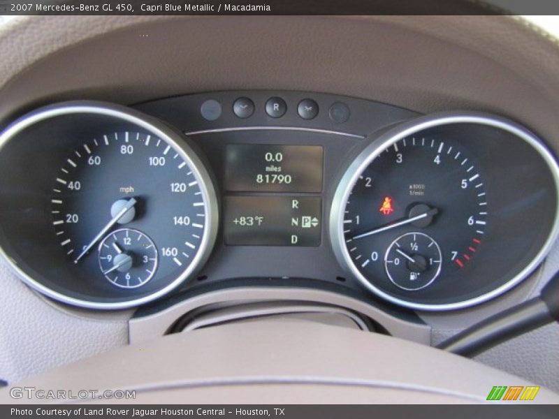 Capri Blue Metallic / Macadamia 2007 Mercedes-Benz GL 450