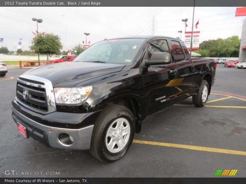 Black / Sand Beige 2012 Toyota Tundra Double Cab