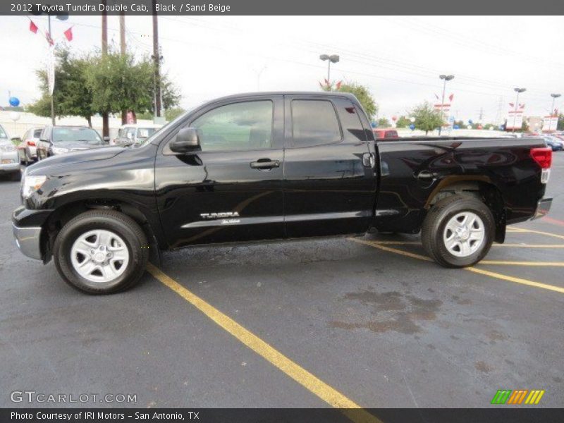 Black / Sand Beige 2012 Toyota Tundra Double Cab