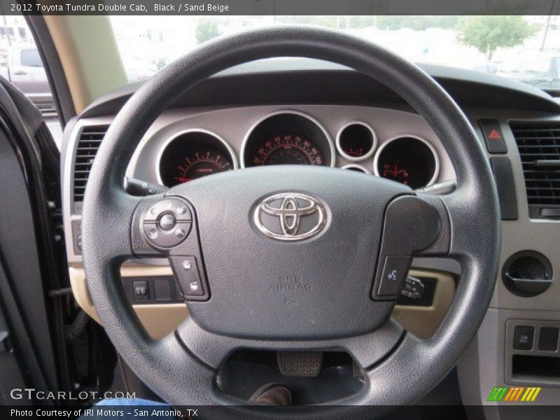 Black / Sand Beige 2012 Toyota Tundra Double Cab