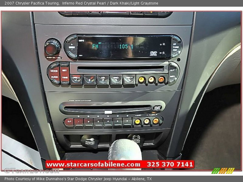 Inferno Red Crystal Pearl / Dark Khaki/Light Graystone 2007 Chrysler Pacifica Touring