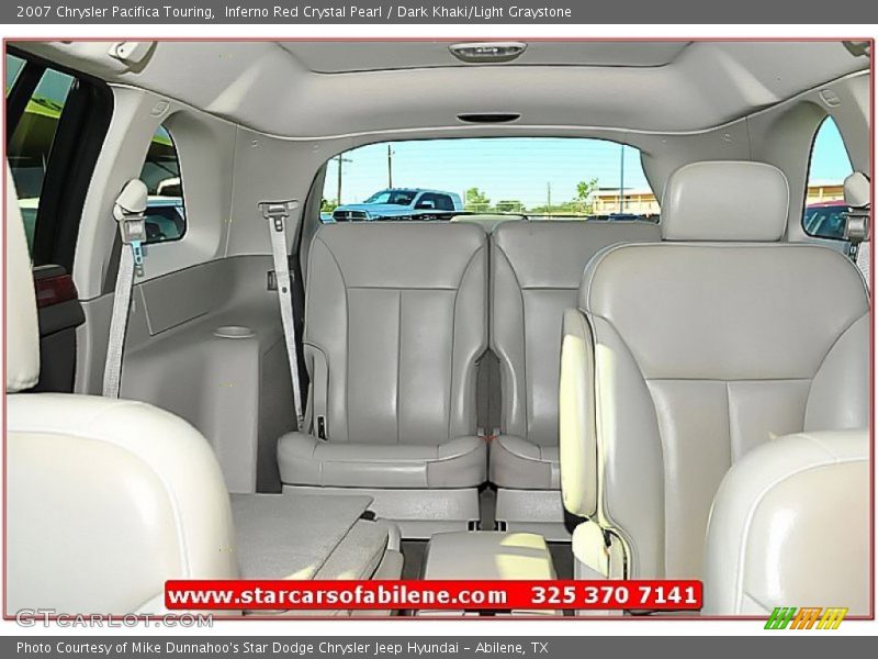 Inferno Red Crystal Pearl / Dark Khaki/Light Graystone 2007 Chrysler Pacifica Touring