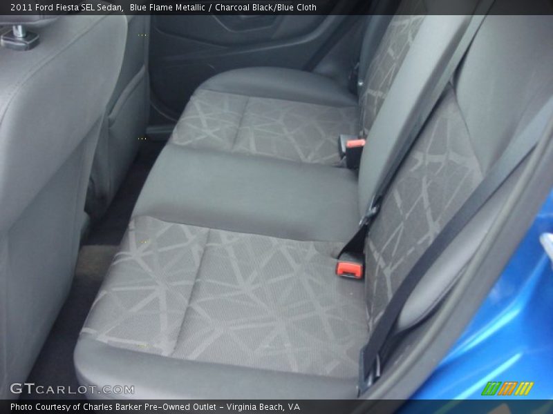 Blue Flame Metallic / Charcoal Black/Blue Cloth 2011 Ford Fiesta SEL Sedan