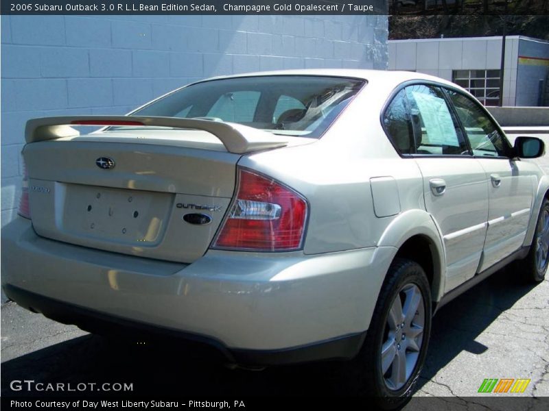 Champagne Gold Opalescent / Taupe 2006 Subaru Outback 3.0 R L.L.Bean Edition Sedan