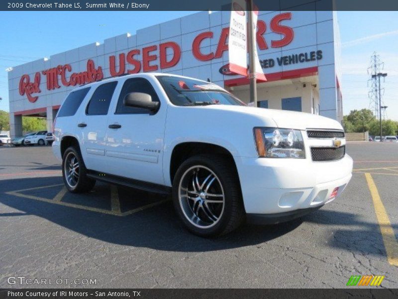 Summit White / Ebony 2009 Chevrolet Tahoe LS