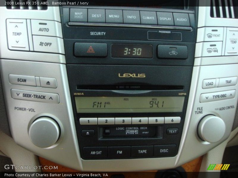 Bamboo Pearl / Ivory 2008 Lexus RX 350 AWD