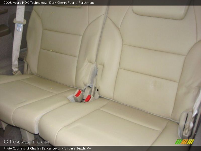 Dark Cherry Pearl / Parchment 2008 Acura MDX Technology
