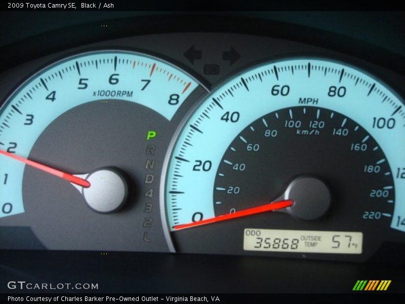 Black / Ash 2009 Toyota Camry SE