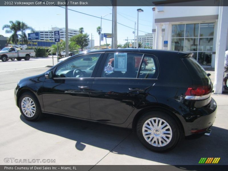 Black / Titan Black 2012 Volkswagen Golf 4 Door