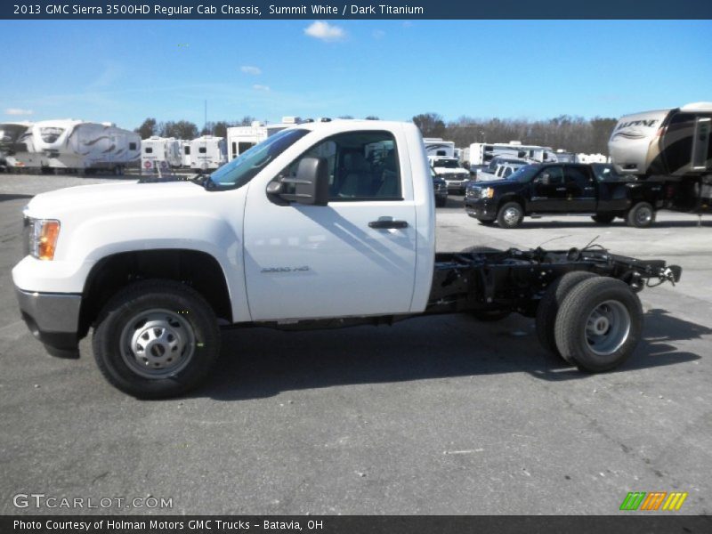  2013 Sierra 3500HD Regular Cab Chassis Summit White