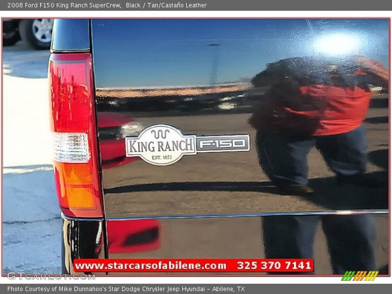 Black / Tan/Castaño Leather 2008 Ford F150 King Ranch SuperCrew