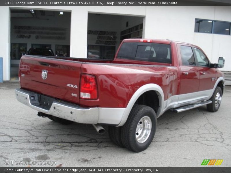  2012 Ram 3500 HD Laramie Crew Cab 4x4 Dually Deep Cherry Red Crystal Pearl