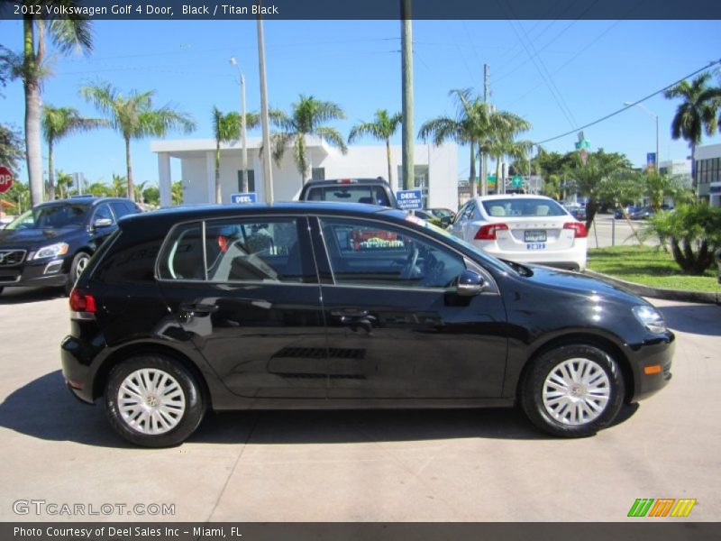 Black / Titan Black 2012 Volkswagen Golf 4 Door