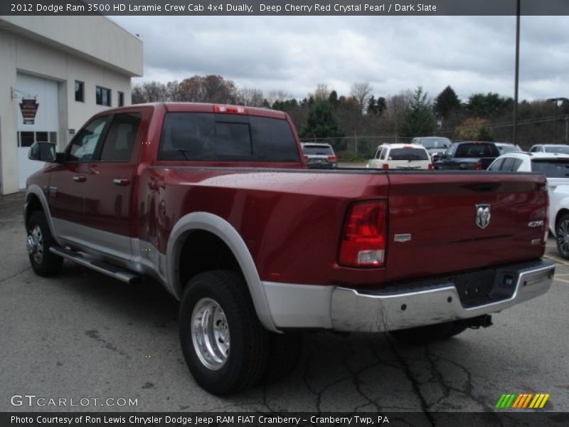 Deep Cherry Red Crystal Pearl / Dark Slate 2012 Dodge Ram 3500 HD Laramie Crew Cab 4x4 Dually