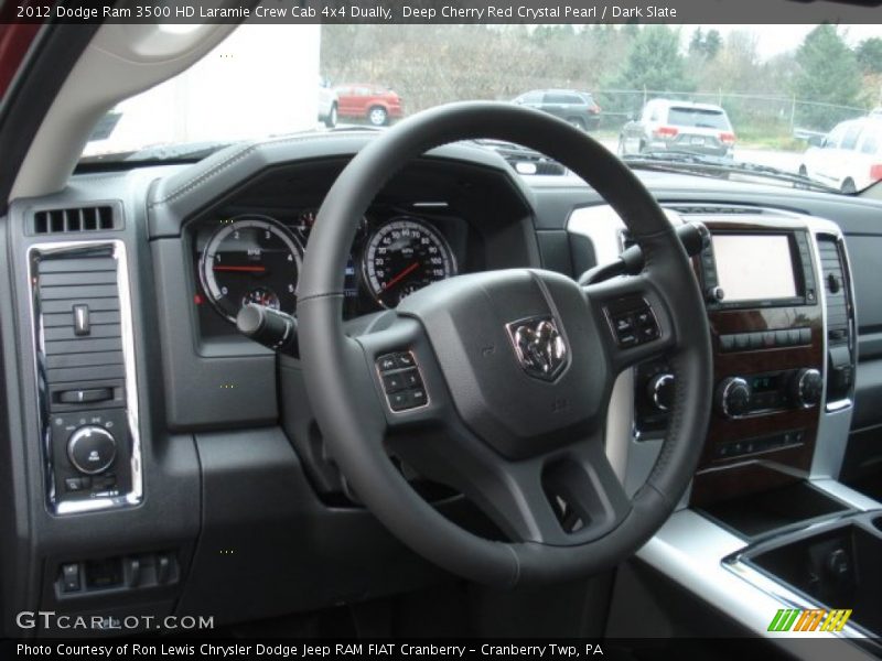  2012 Ram 3500 HD Laramie Crew Cab 4x4 Dually Steering Wheel