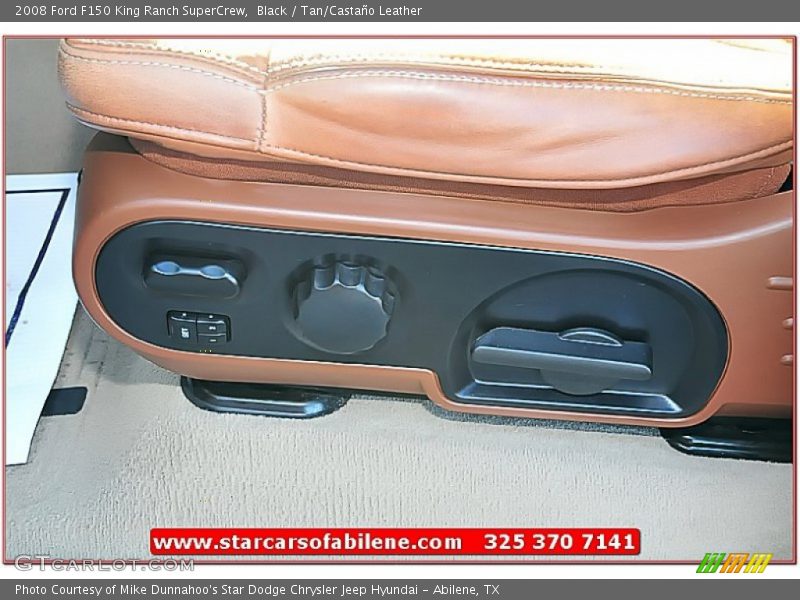 Black / Tan/Castaño Leather 2008 Ford F150 King Ranch SuperCrew