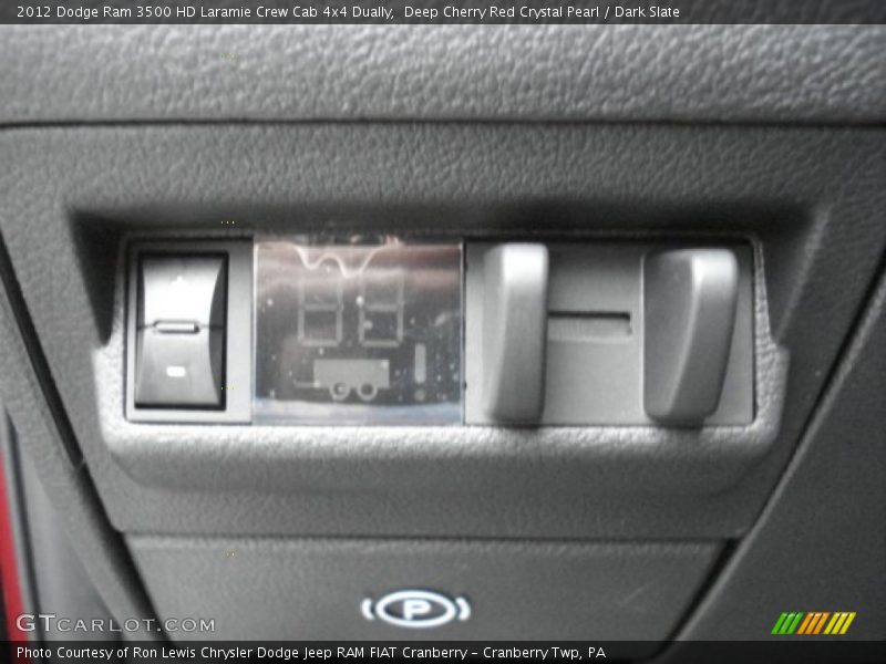 Controls of 2012 Ram 3500 HD Laramie Crew Cab 4x4 Dually