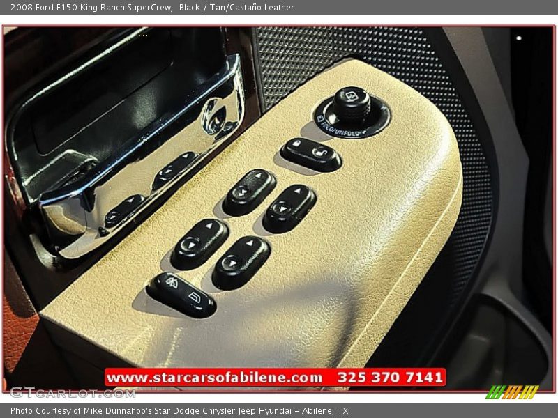 Black / Tan/Castaño Leather 2008 Ford F150 King Ranch SuperCrew