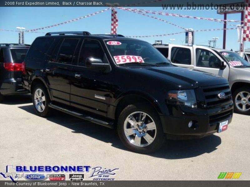 Black / Charcoal Black 2008 Ford Expedition Limited