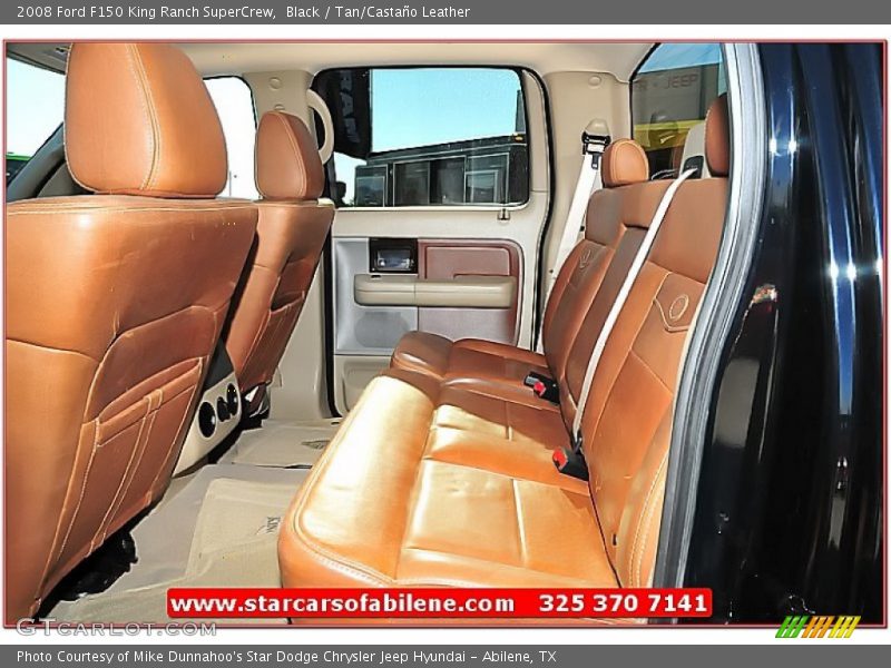 Black / Tan/Castaño Leather 2008 Ford F150 King Ranch SuperCrew