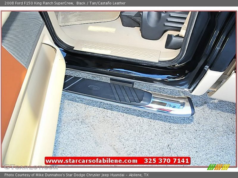 Black / Tan/Castaño Leather 2008 Ford F150 King Ranch SuperCrew