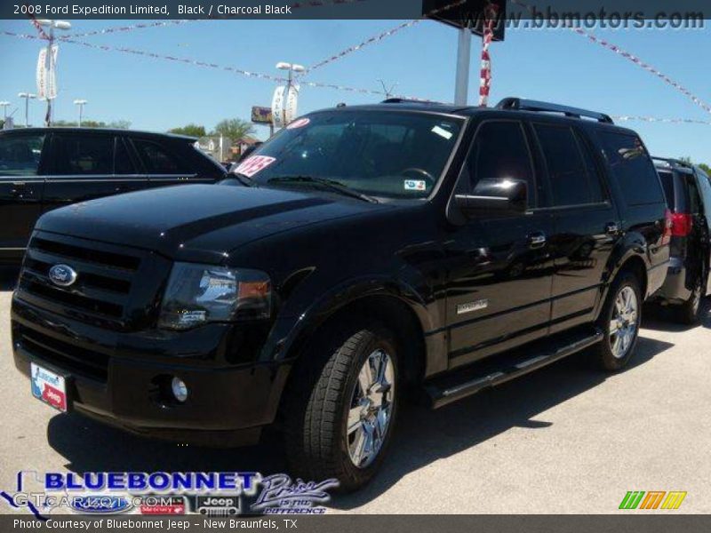 Black / Charcoal Black 2008 Ford Expedition Limited