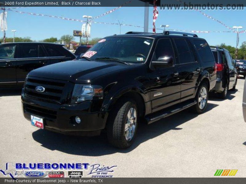 Black / Charcoal Black 2008 Ford Expedition Limited