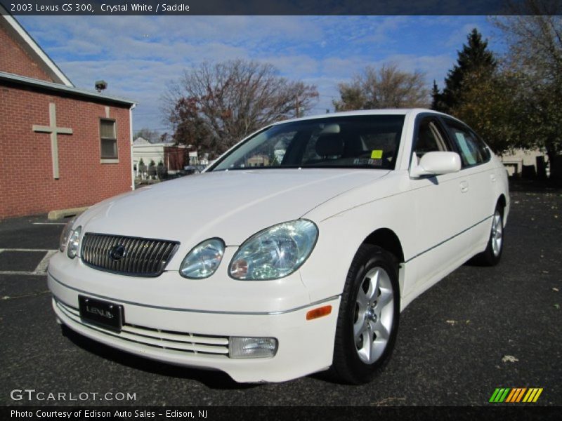 Crystal White / Saddle 2003 Lexus GS 300