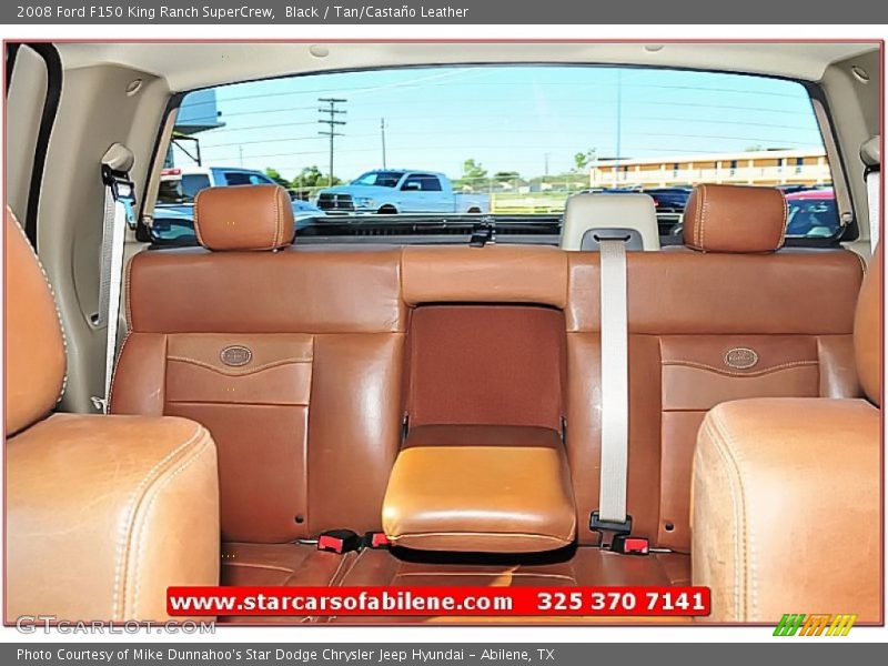 Black / Tan/Castaño Leather 2008 Ford F150 King Ranch SuperCrew