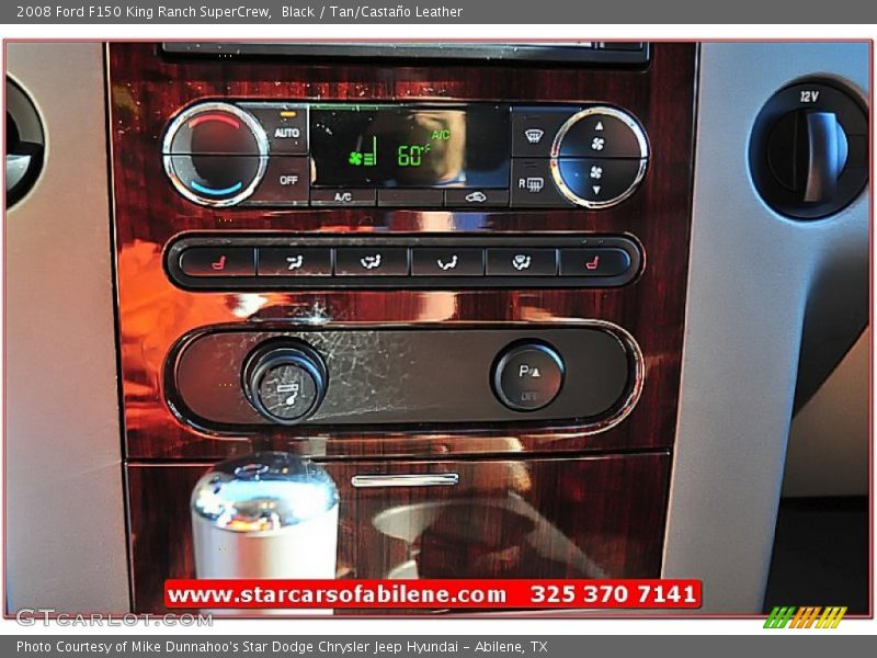 Black / Tan/Castaño Leather 2008 Ford F150 King Ranch SuperCrew