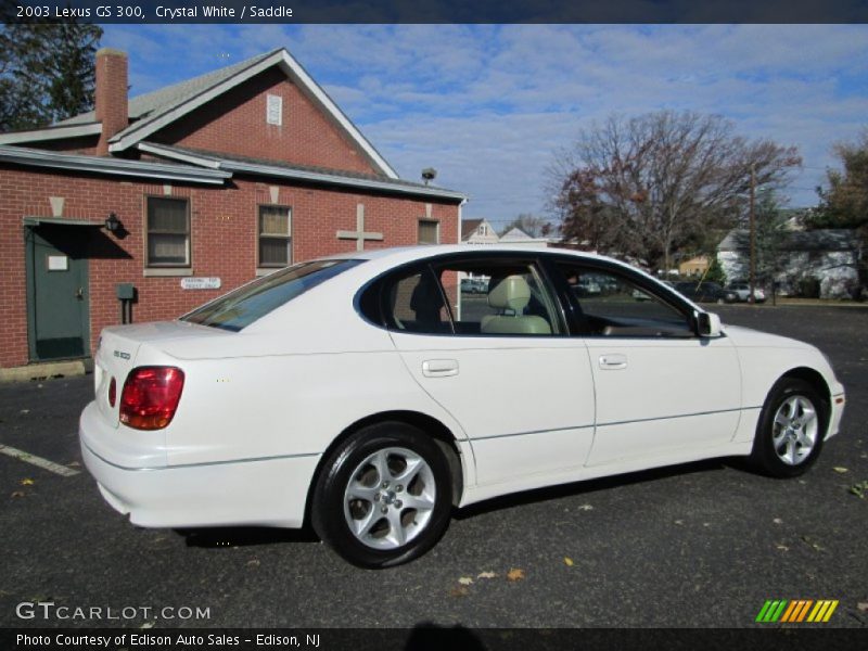 Crystal White / Saddle 2003 Lexus GS 300