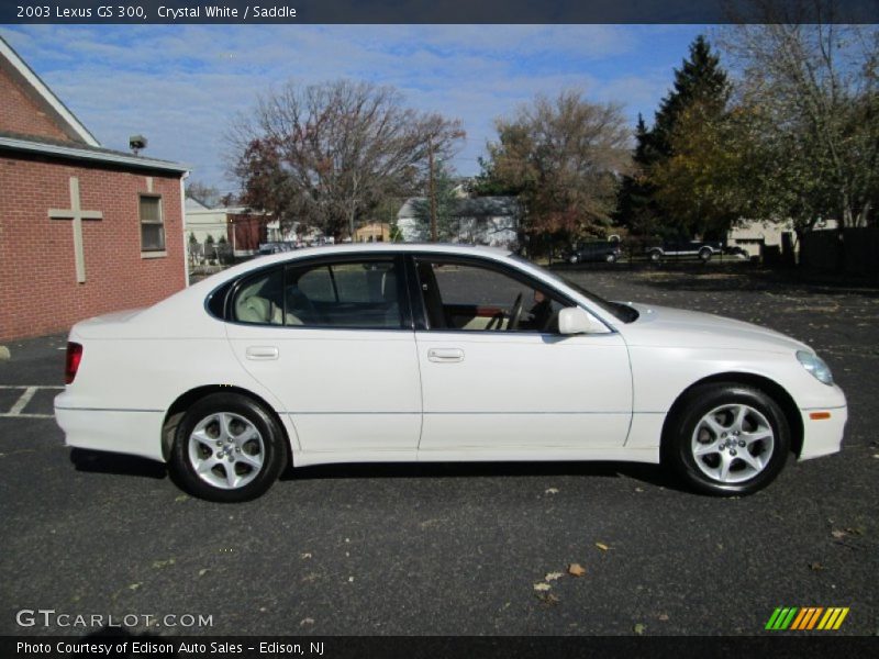 Crystal White / Saddle 2003 Lexus GS 300