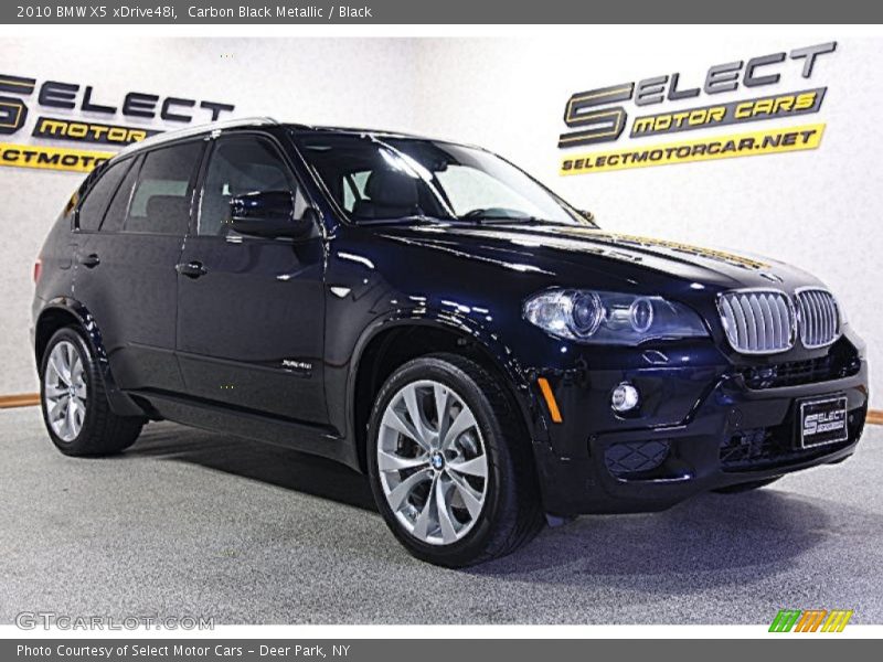 Carbon Black Metallic / Black 2010 BMW X5 xDrive48i