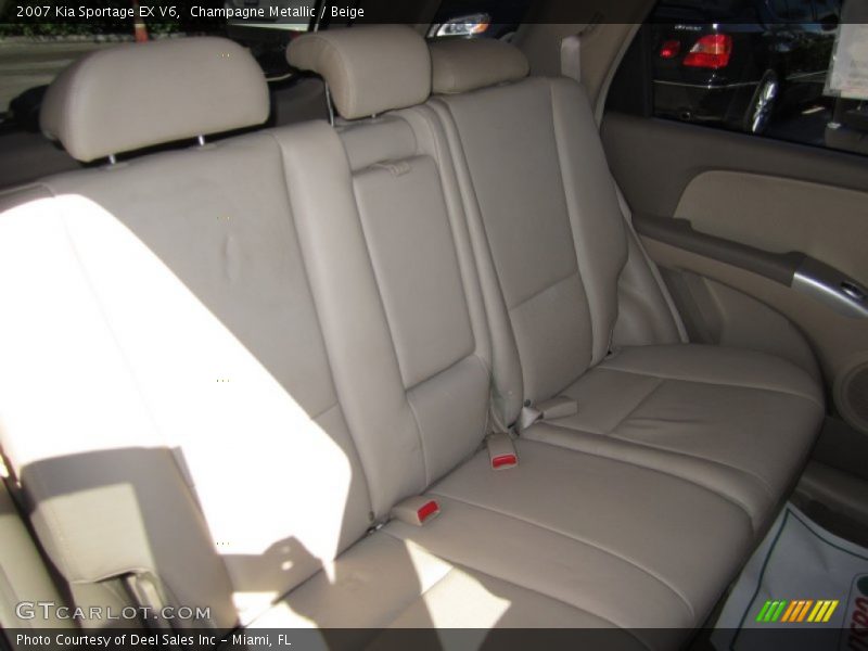 Champagne Metallic / Beige 2007 Kia Sportage EX V6