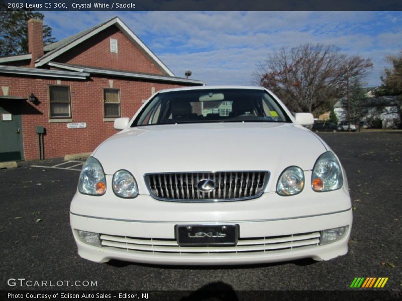 Crystal White / Saddle 2003 Lexus GS 300