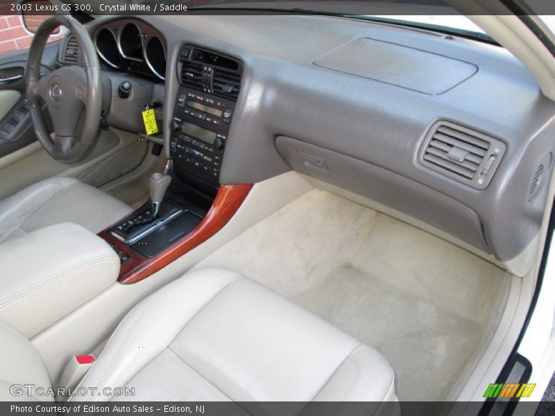 Crystal White / Saddle 2003 Lexus GS 300