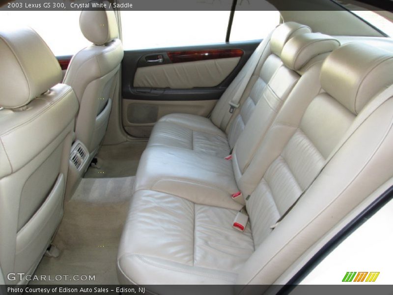 Crystal White / Saddle 2003 Lexus GS 300